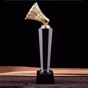 Wholesale-Sports-Custom-Golden-Metal-Acrylic-Crystal-Badminton-Trophy